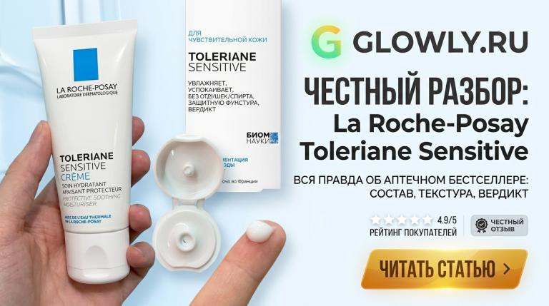 La Roche-Posay Toleriane Sensitive: разбор состава и честный отзыв Glowly
