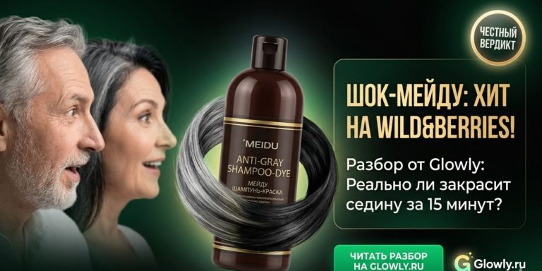 Шампунь-краска Meidu против седины: честный разбор состава и отзыв